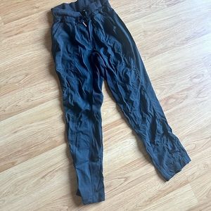 Black lululemon cropped dance studio pants, size 4
